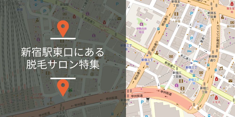 通いやすさで評価 新宿駅東口にあるおすすめ脱毛サロン4選をご紹介 21年更新 通いやすさで評価 新宿駅東口にあるおすすめ脱毛サロン4選をご紹介 21年更新