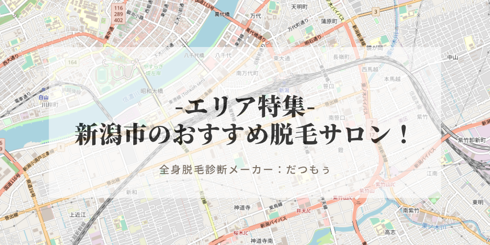 新潟市 新潟駅 青山駅 にあるおすすめ脱毛サロン13選 21年更新